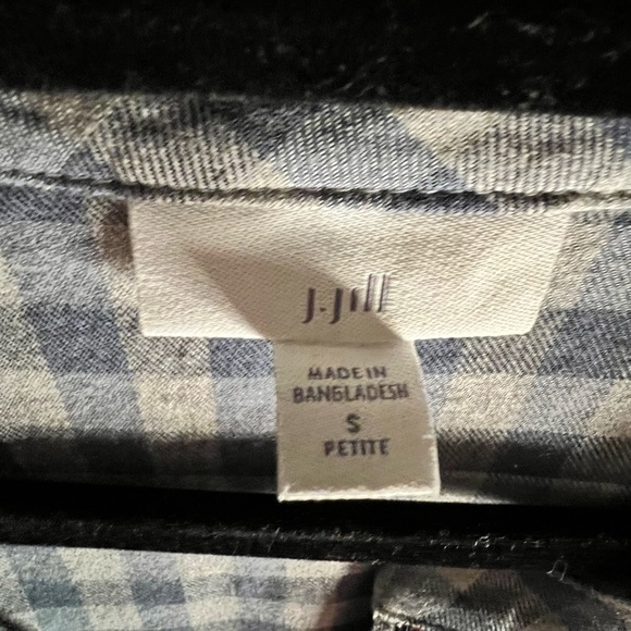 J Jill peplum style top size petite small - Picture 2 of 4